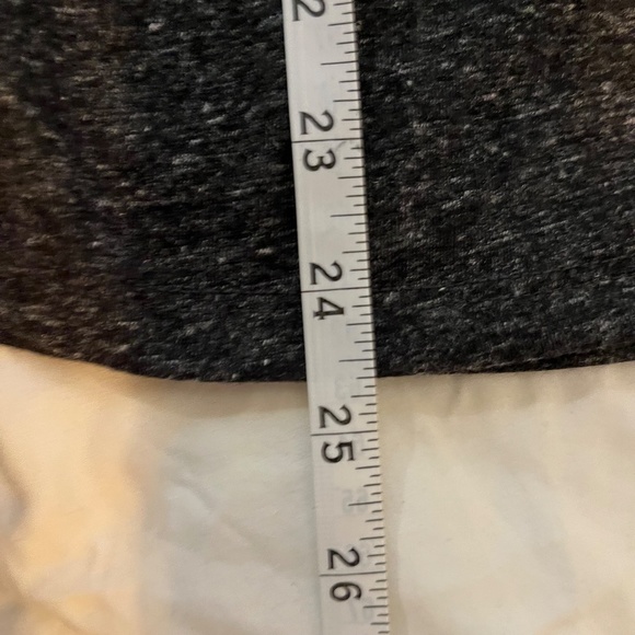 GAP Slub Top, Women's Charcoal Heathered Gray Cap Sleeve Top / Pocket Tee, XS - Picture 8 of 8